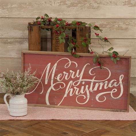 Merry Christmas Wood Sign