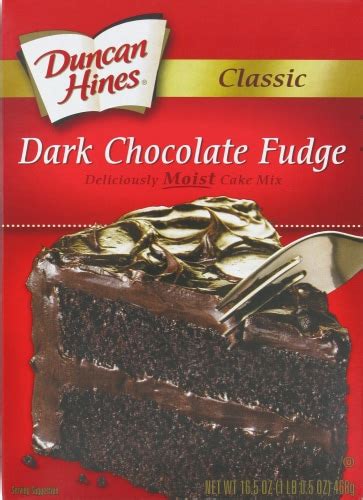 Duncan Hines Dark Chocolate Fudge Cake Mix, 16.5 Oz - Mariano’s