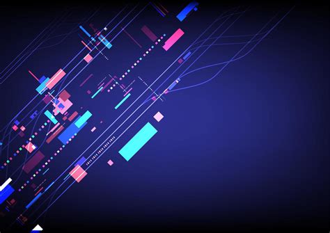 Abstract colorful digital online communication technology background ...