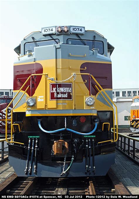 NS EMD SD70ACe #1074 Delaware Lackawanna & Western Heritage Unit Photo Page