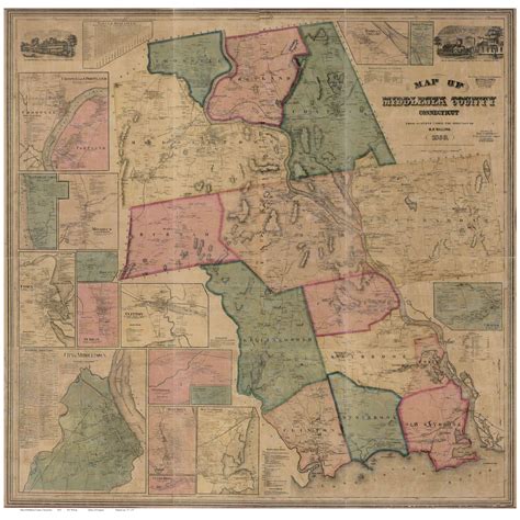 Middlesex County Connecticut Maps