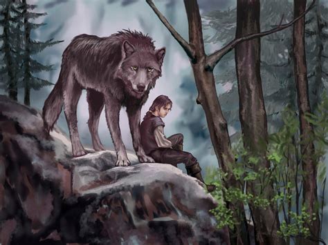 Arya and Nymeria by VVjonez on DeviantArt