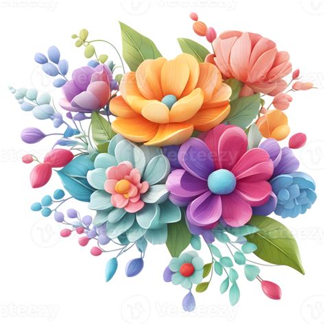 Artificial Flower Bouquet, Flower Illustration, Floral Png File ...