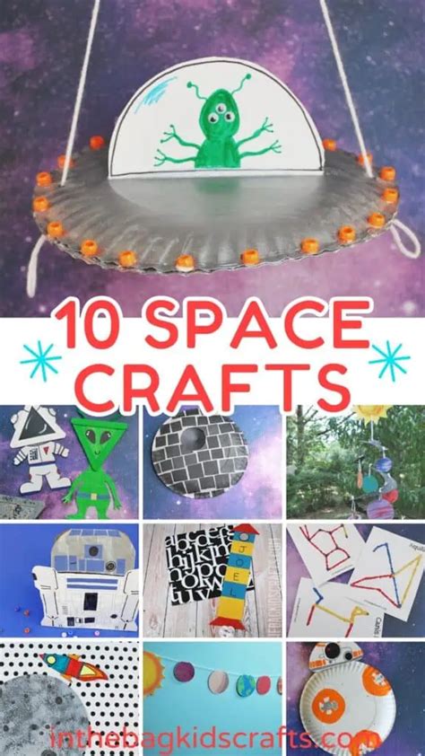 10 Space Crafts for Kids • In the Bag Kids' Crafts