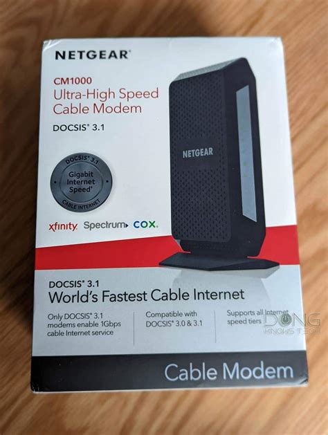 Netgear CM1000 Review: A Solid Cable Modem | Dong Knows Tech