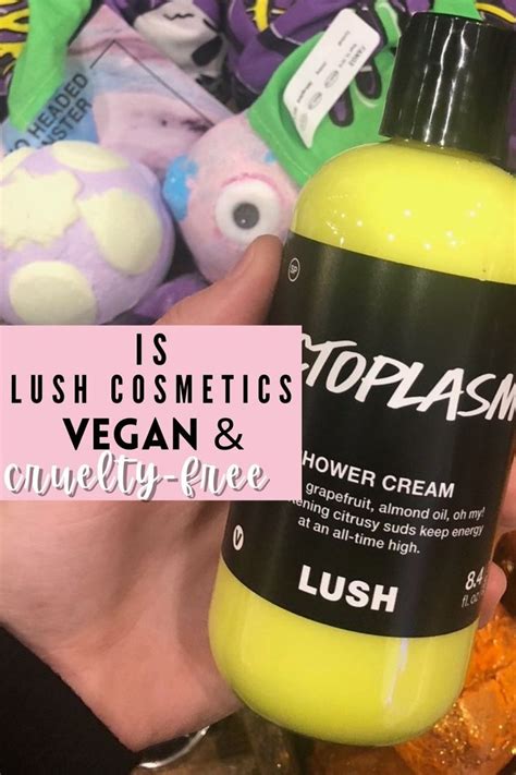 Lush Cosmetics Vegan List | Vegan cosmetics, Lush cosmetics, Cruelty ...