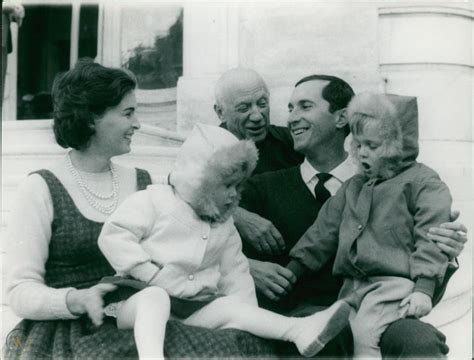 Vintage photo of Pablo Picasso with his family members | #1924730963