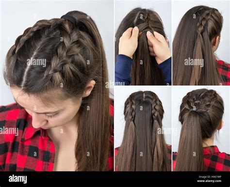 Simple Braid Hairstyles Tutorial