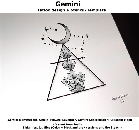 Gemini Sign for Tattoo: 10 Amazing Designs to Inspire Your Next Ink!