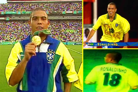 Ronaldo won 1996 Olympic medal with 'Ronaldinho' on his shirt before ...