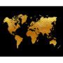 Black and Gold World Map Poster | Zazzle.com