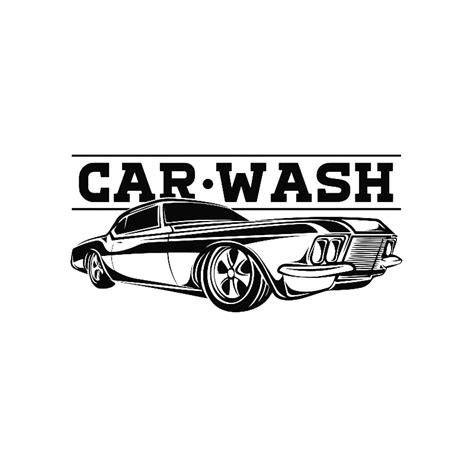 Car Wash Sign Wall Sticker Vehicle Auto Business Logo Vinyl Decal Repair Service Garage Decor ...