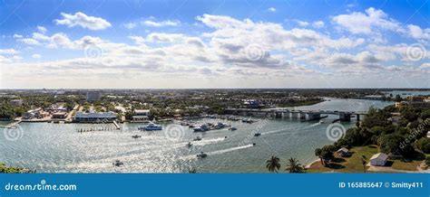 Aerial View of Loxahatchee River from the Jupiter Inlet Lighthouse ...