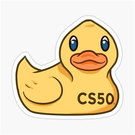 "CS50 ddb (right-facing)" Sticker for Sale by CS50 | Redbubble