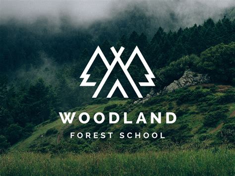 Woodland Forest School Logo | Forest logo, Forest school, Outdoor logos