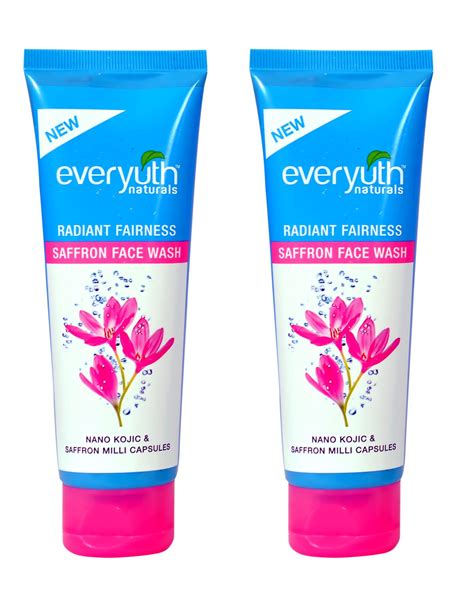 Everyuth Naturals Radiant Fairness Saffron Face Wash ( 100 gms )- Pack of 2