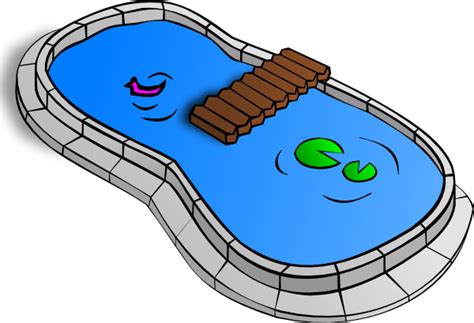 Pond clip art Free Vector / 4Vector