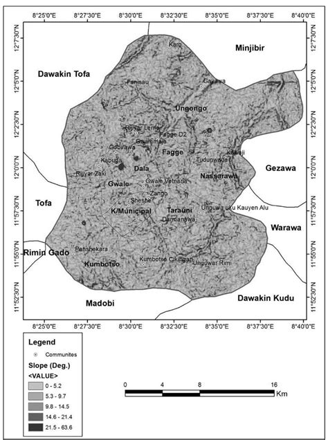 Reclassified Slope Map Source Data Analysis, 2018. | Download ...