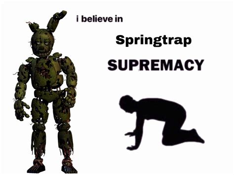 Springtrap stan memes | Fnaf memes, Funny video memes, Fnaf