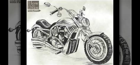 How to Draw a Harley-Davidson V-ROD « Drawing & Illustration :: WonderHowTo