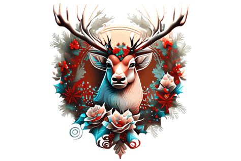 Christmas Reindeer 2 Graphic by L. M. Dunn · Creative Fabrica