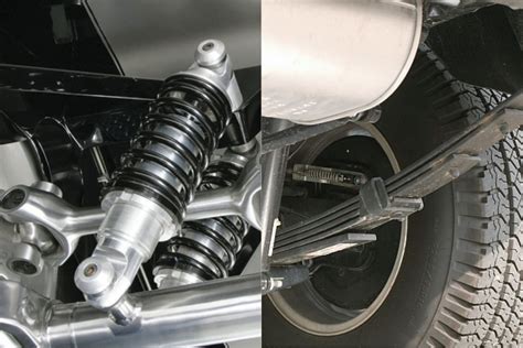 Leaf Spring vs Coil Spring Suspension: What are the differences?