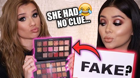 GUESSING REAL vs FAKE MAKEUP PRODUCTS! - YouTube