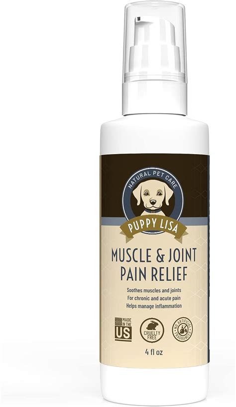 Amazon.com : PUPPY LISA Muscle and Joint Pain Relief Cream for Dogs ...