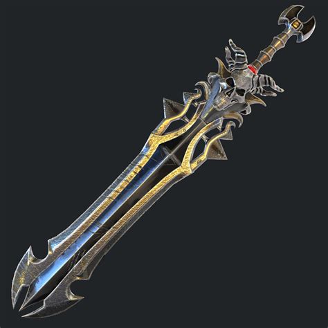 ArtStation - Fantasy sword 18 3d model