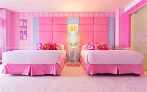 A Look Inside The World's Only Barbie Themed Hotel Room