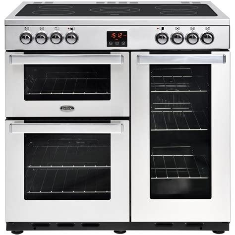 Buy Belling Cookcentre 90E Professional Stainless Steel 90cm Electric ...