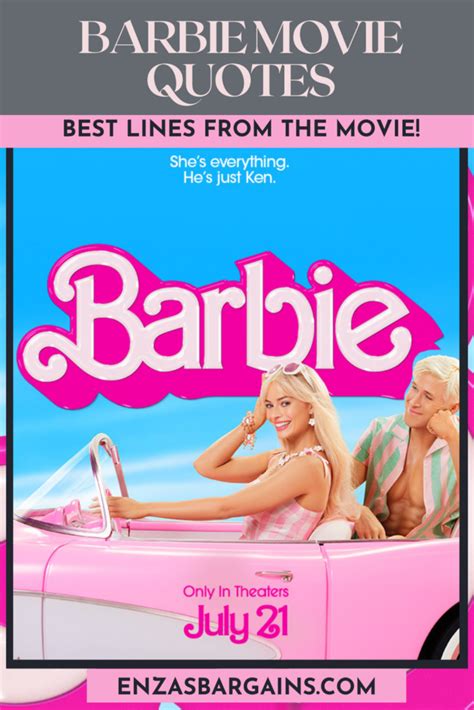 OVER 100+ Barbie Movie Quotes – The BEST Quotes from the movie! - Enza's Bargains