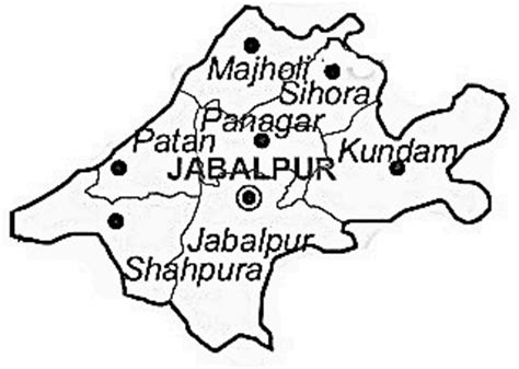 Jabalpur District | Jabalpur District Map