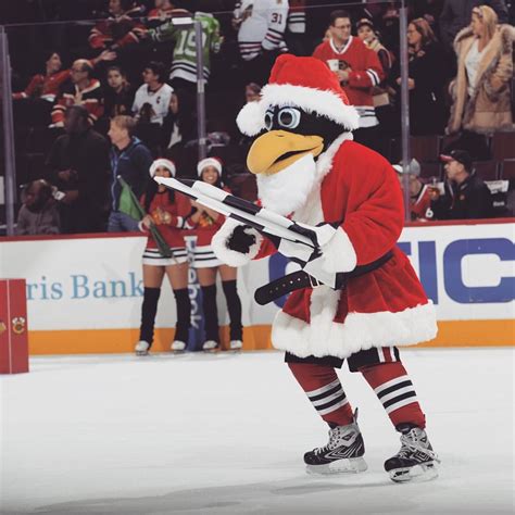 Chicago Blackhawks on Instagram: “Tommy Hawk doing his best Santa ...