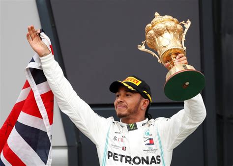 Lewis Hamilton wins British Grand Prix after puncture on last lap ...