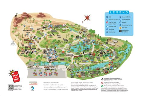 Zoo Map - Phoenix Zoo