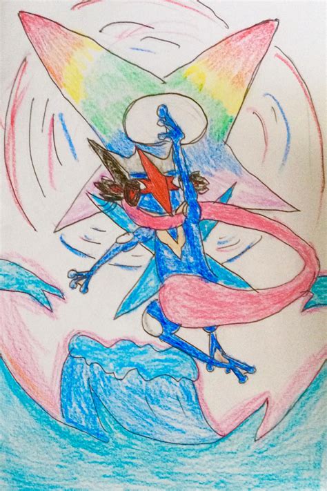 Ash Greninja Using Water Shuriken by shaida22 on DeviantArt