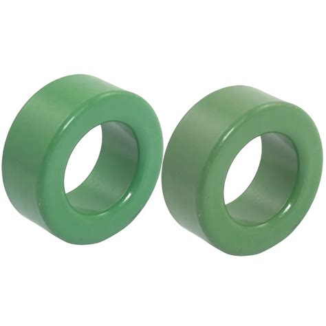 GSFY! 2 Pieces Green Iron Toroid Ferrite Core 1.2" x 0.7" x 0.5"-in Magnetic Materials from Home ...