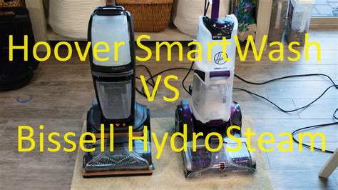 Hoover SmartWash Pet Vs Bissell Revolution HydroSteam! - YouTube