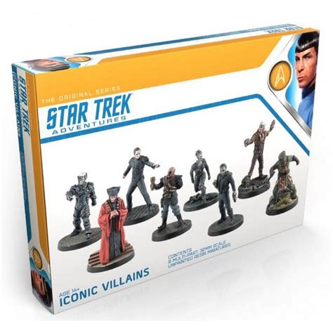 Star Trek Adventures - RPG 32mm Miniatures - Iconic Villains Box Set