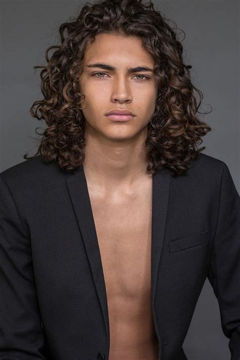 Blow Models | Jack Pililaau | Long hair styles men, Curly hair men ...