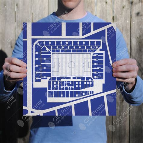 Goodison Park Map Art - City Prints