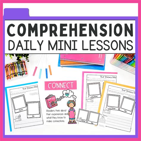 The Snowy Day Read Aloud Lessons and Comprehension Activities - Mrs ...