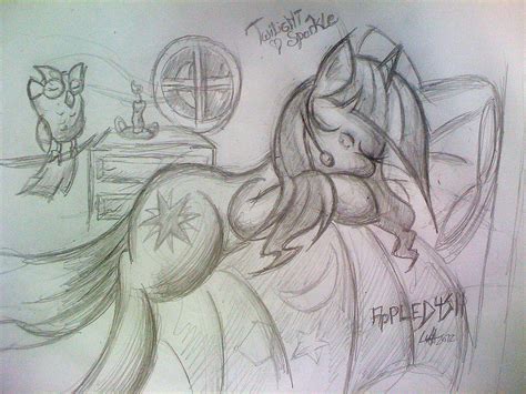 Twilight Sparkle sleeping by xAppleD4sh by xAppleD4sh on DeviantArt