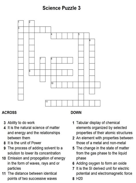 Science puzzle 3