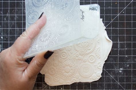 Paper Clay Techniques: (Embossing!) - The Graphics Fairy