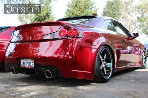 Wheel Offset 2006 Infiniti G35 Nearly Flush Dropped 1 3 Custom Rims