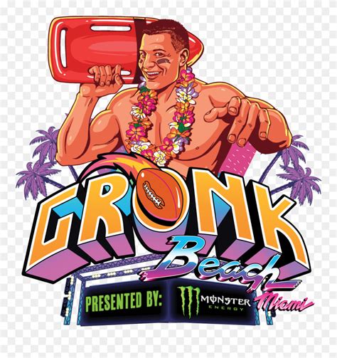 Gronk Beach Super Bowl Party Clipart (#5709097) - PinClipart