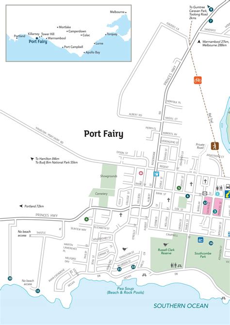 I Am Port Fairy Official Map by Great Ocean Road Regional Tourism - Issuu