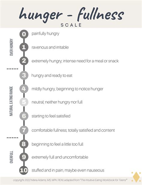 The Hunger Fullness Scale - Hälsa Nutrition